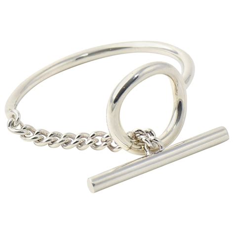 hermes cuff bracelet silver|Hermes cuff bracelet sale.